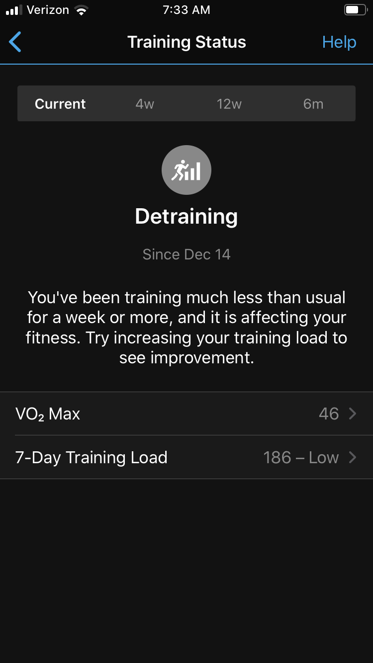 Detraining